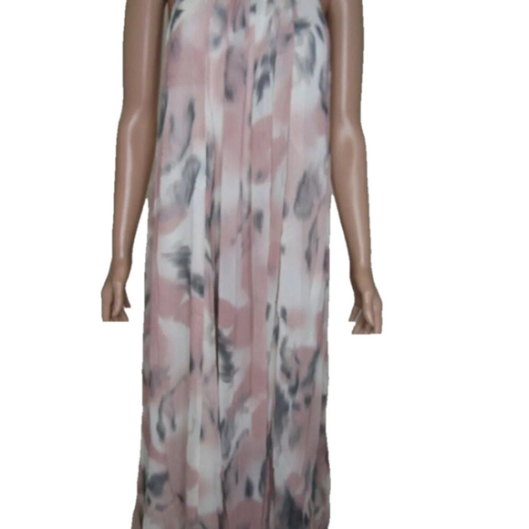 NEW MAEVE ANTHROPOLOGIE Womens The Somerset Chiffon Maxi Dress Halter - Picture 3 of 14